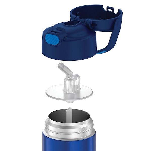 Thermos 12-Ounce FUNtainer Vacuum-Insulated Stainless Steel Bottle Navy - F4100NY6