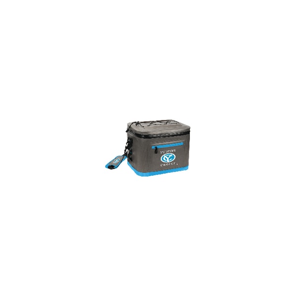 Yachters Choice Products 50052 Soft Cooler<BR>24 Can Capacity / Shoulder Strap; Grey/Blue - 505-50052