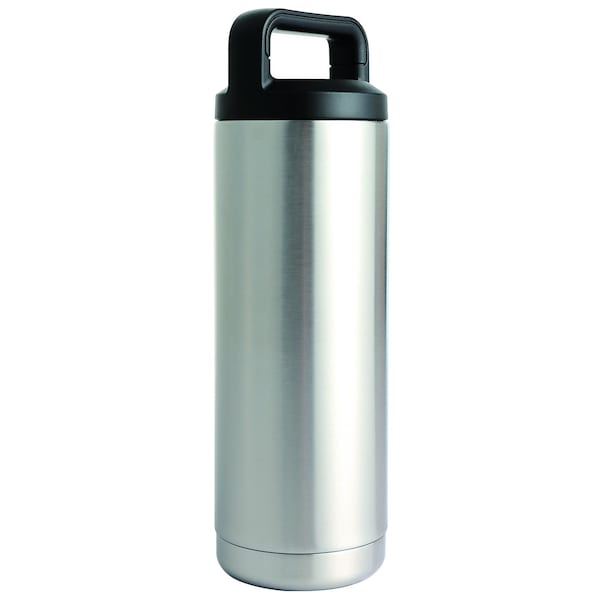Bulldog Winch 18oz 304 Stainless Drink Bottle w/Screw-on Finger Hold Lid - 80049