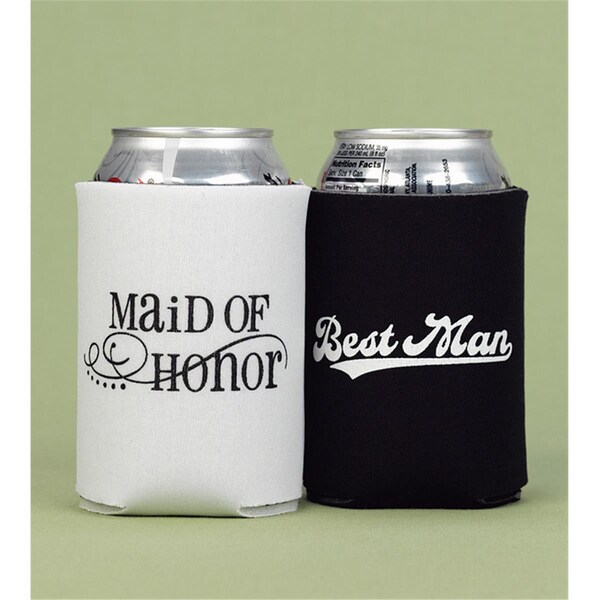 Hortense Hewitt Maid Of Honor And Best Man Can Cooler Set - 11044