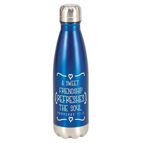 Dicksons Water Bottle A Sweet Friend Blue 17oz - SSWBBL-9