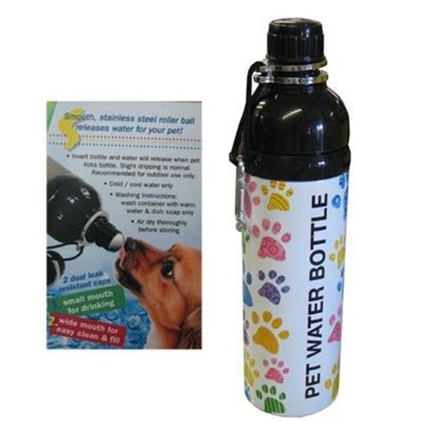 Good Life Gear Good Life Gear SF6035 PAWS 24 oz. BPA Free Travel Water Bottle For Pets - Paws - SF6035 PAWS