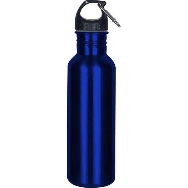 Top Chef Worthy Wide-Mouth 18-8 Stainless Steel Sports Bottle - Blue - TO52456