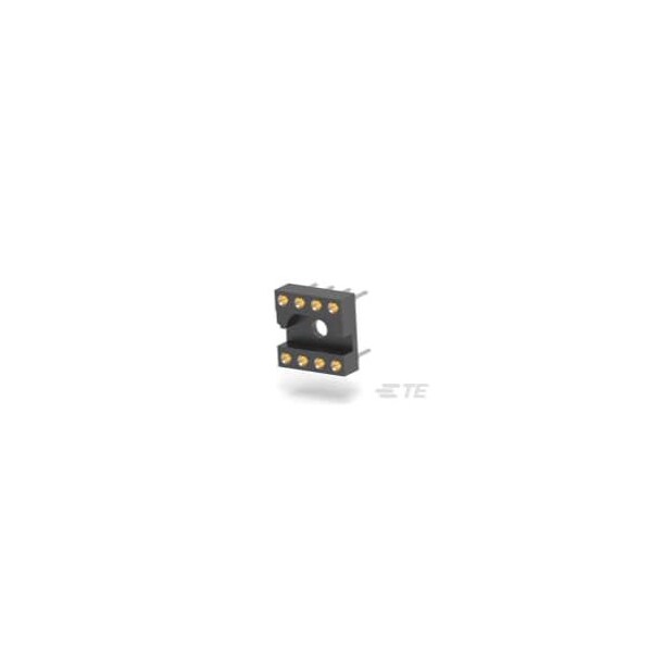 Zócalo de CI de Te Connectivity, Dip8, 8 Contactos, Paso de Terminal de 2.54mm, Espaciado de Fila de 0.3 pulgadas, Soldadura - 2-1571551-2