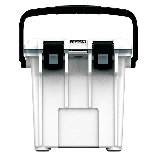 Pelican Chest Cooler, 20.0 qt. Cap., White Body - 20Q-1-WHTGRY