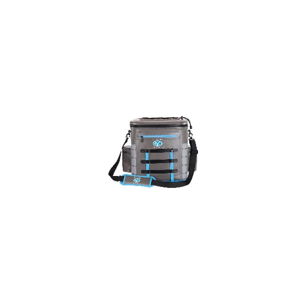 Yachters Choice Products 50052 Soft Cooler<BR>35 Can Capacity / Shoulder Strap; Grey/Blue - 505-50051