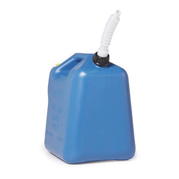 Wedco Water Container, 5 gal., Blue, 14-3/4 in. H - 82300G