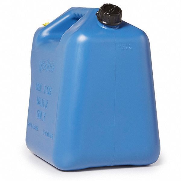 Wedco Water Container, 5 gal., Blue, 14-3/4 in. H - 82300G