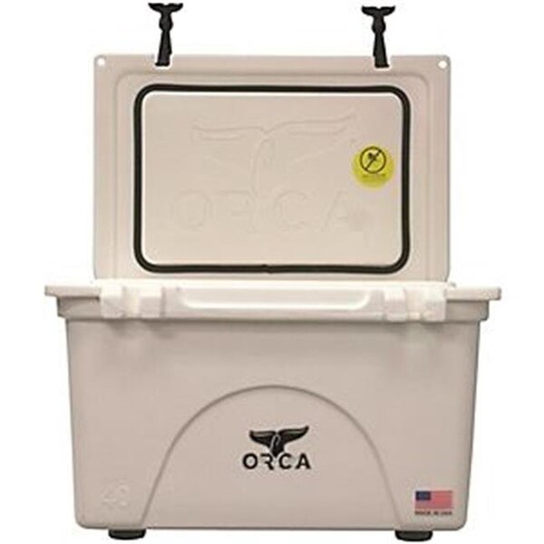 Orca Orca 8555740 ORCW040 40 qt. Insulated Cooler; White - 8555740