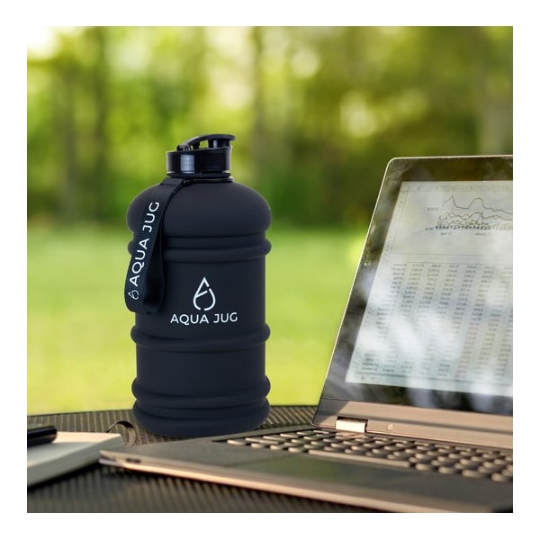 Aqua Jug Big Water Bottle, Dishwasher Safe BPA Free Drinking Water, Force Green 2.2L - AJ-FORCE