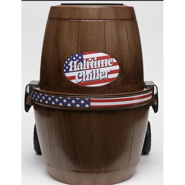 Whole-In-One Halftime Chiller Rolling Cooler - American Patriot - WH3675165