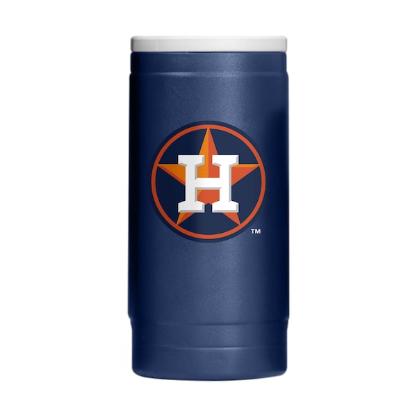 Logo Brands Houston Astros Flipside Powder Coat Slim Can Coolie - 513-S12PC-34