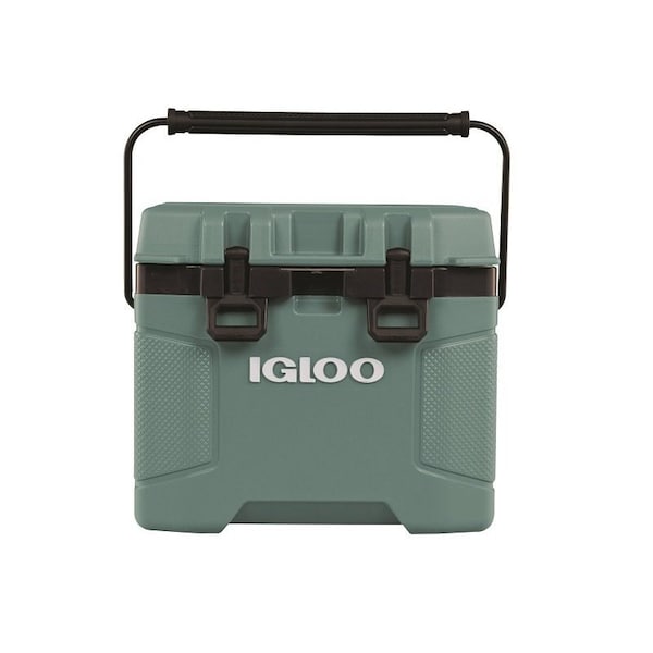 Igloo Trailmate Series 0050219 Cool Box, 25 qt Cooler, Polyethylene/Polypropylene, SpruceObsidian Gray - 50219