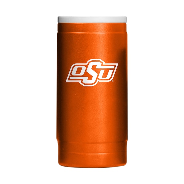 Logo Brands Oklahoma State Flipside Powder Coat Slim Can Coolie - 193-S12PC-34