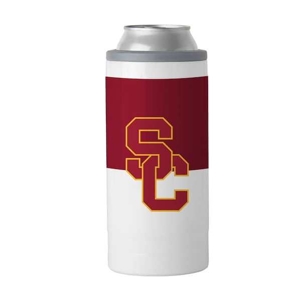 Logo Brands USC 12oz Colorblock Slim Can Coolie - 205-S12C-11