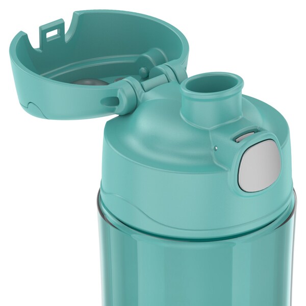Thermos 16-Ounce FUNtainer Vacuum-Insulated Stainless Steel Bottle with Spout Lid (Aqua) - GP4040AQ6