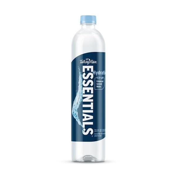 Essentials Essentials 9076304 1 Liter Talking Rain Hydration Bottled Water - Pack of 12 - 9076304