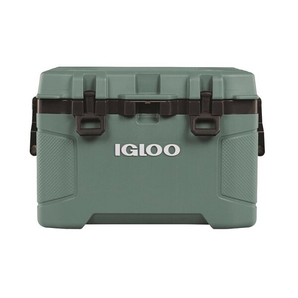 Igloo Trailmate Series 0050220 Cool Box, 50 qt Cooler, Polyethylene/Polypropylene, SpruceObsidian Gray - 50220