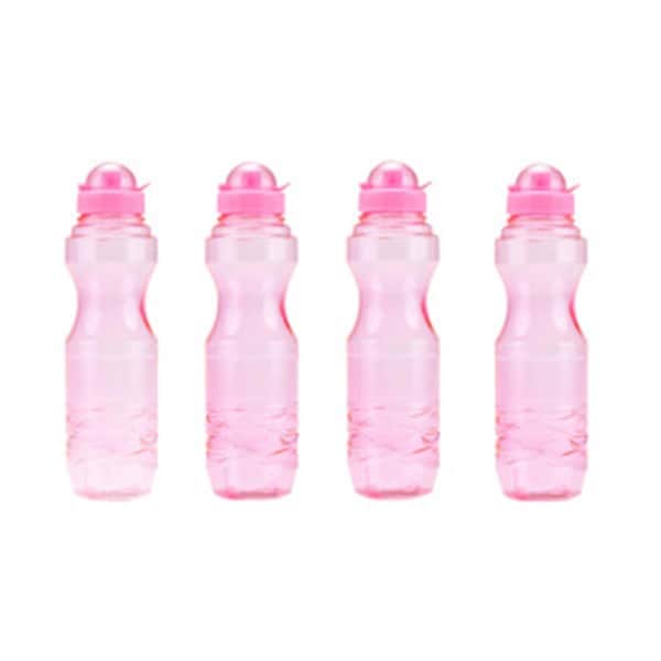 Fastfood BPA Free Sports Water Bottle In Pink - Family Pack - FA1847487