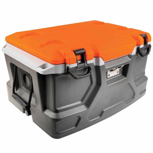 Ergodyne Industrial Hard Sided Cooler 5171, Orange/Gray, 48qt, 20PK - 13173