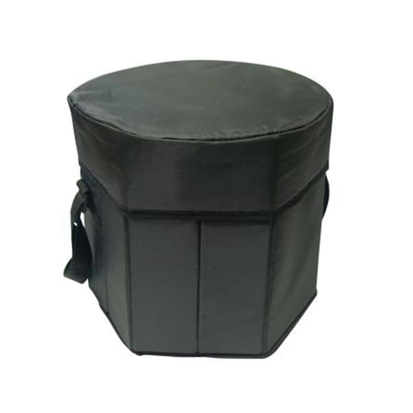 Sea Foam Co Buy Smart Depot  Folding Portable Game Cooler Seat - Black - G7370 BLACK
