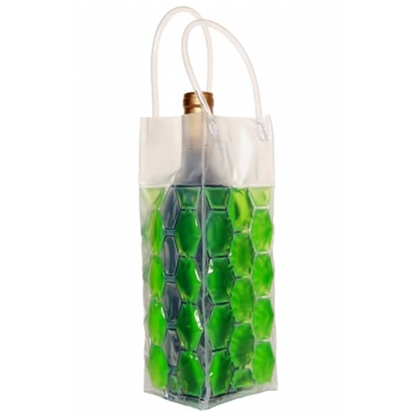 Team Imprint WINE COOLER BAG  4 SIDED  GREEN - TE1845319