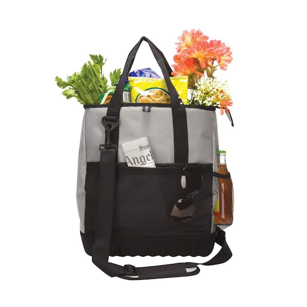 Sea Foam Co Buy Smart Depot Cooler Tote with Molded Bottom, Black - G7259 BLACK