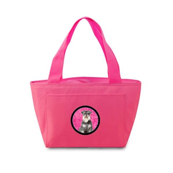 Carolines Treasures Carolines Treasures KJ1228PK-8808 Schnauzer Zippered Insulated School Washable and Stylish Lunch Bag Cooler - KJ1228PK-8808