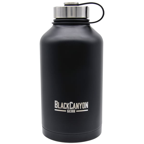 Blackcanyon Outfitters 64oz. Water Bottle w/ Twist Lid - Black - BCO64OZB