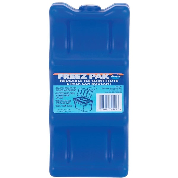 Lifoam Freez Pak 24 Oz. Blue Cooler Ice Pack - 4944