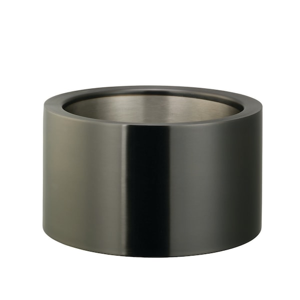 Service Ideas Double Wall Party Tub, 1.5 Gallon, Stainless Steel, Dark Tungsten - PT2BSDT