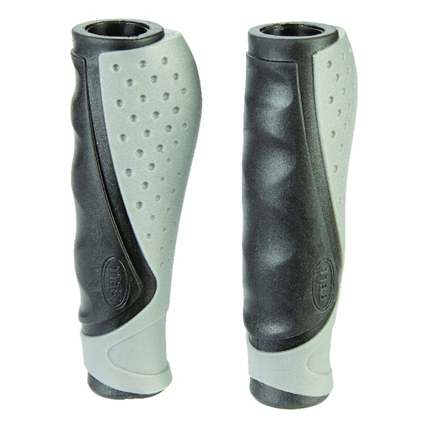 Bell Sports Bell Sports Comfort 750 Rubber Bike Grips Grey/Black - 7052624