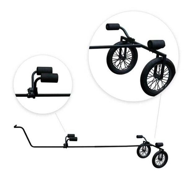 Rambo Bikes Rambo Bikes R187 Camping Fishing Canoe & Kayak Trailer; Black - R187
