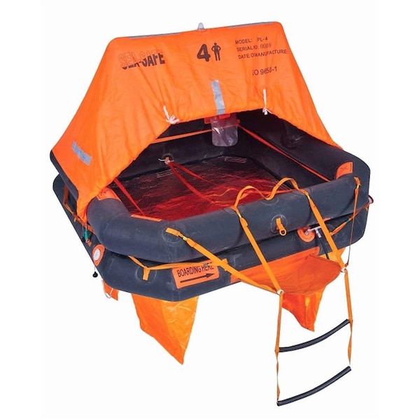 Datrex 4 Person Liberty Recreational Offshore Raft with Liferaft in Container - DUY4CCR