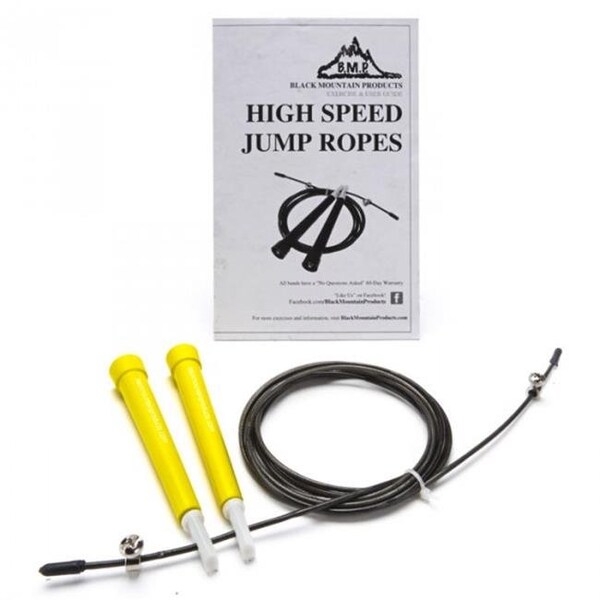 Black Mountain Products Black Mountain Products Speed Rope Yellow Speed Jump Rope Cable; Yellow - SPEED ROPE YELLOW