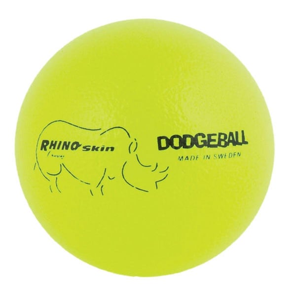Champion Sports 6.3 in. Rhino Skin Ball, Neon Yellow - CH56089