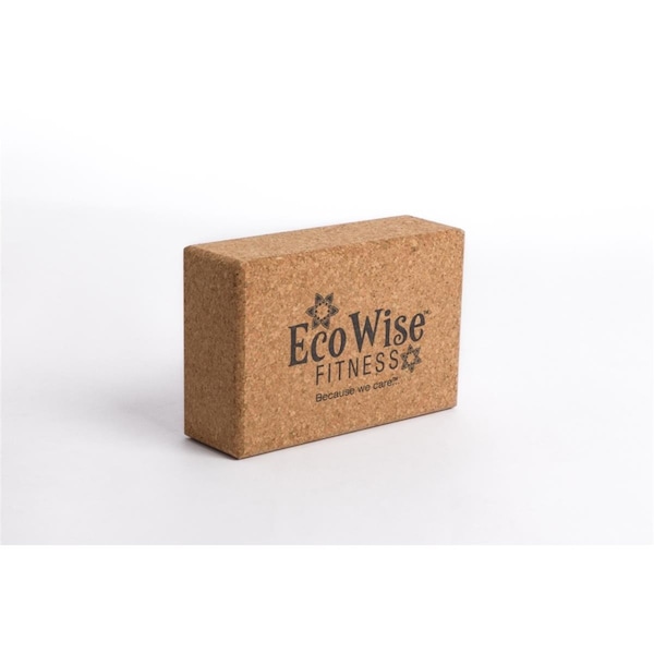 Ecowise Cork Yoga Block - 3 x 6 x 9 in. - EC12847