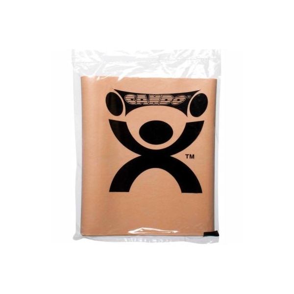 Fabrication Enterprises CanDo Low Powder Pre-Cut Exercise Band, Gold, 48L Strip, 1/Pack - 1208132