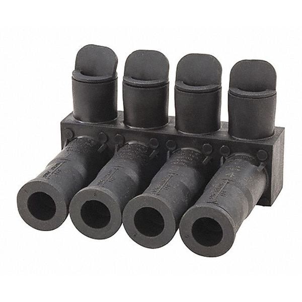 Conector Edge Polaris 350 4 Prt. Blk - ISPB350-4