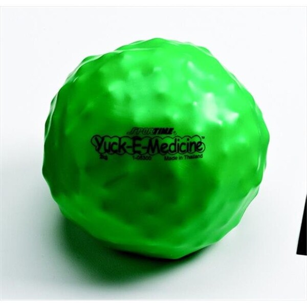 Sportime Sportime 021255 4.4 Lbs. - 7 In. Yuck-E-Medicine Ball - Green - 21255