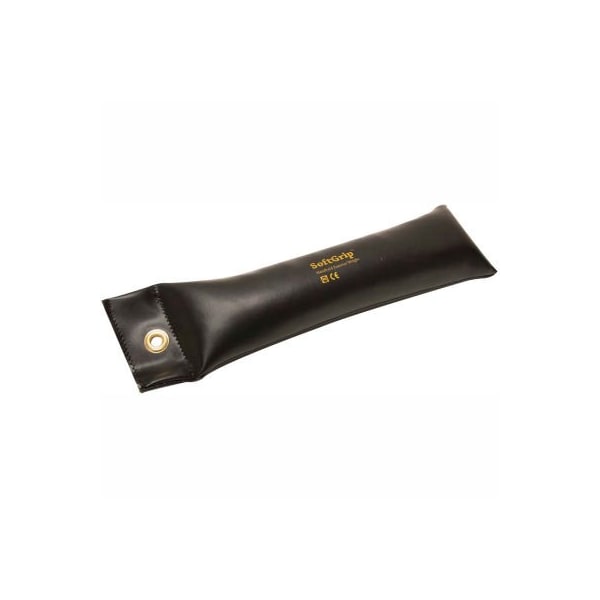 Fabrication Enterprises CanDo SoftGrip Hand Weight, 10 lb., Black - 10-0363-1