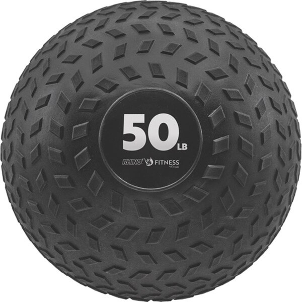 Champion Sports 50 lbs Rhino Fitness Slam Ball, Black - SLAM50