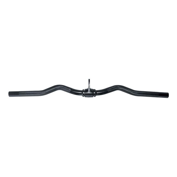 Refuah 28 in. Black Chrome Cable Curl Bar - RE2481192