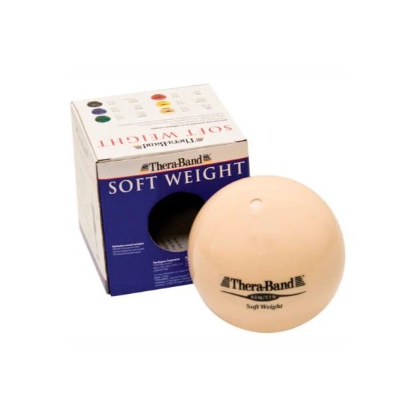 Fabrication Enterprises Thera-Band Soft Weights Ball, Tan, 0.5 kg/1.1 lb. - 456828