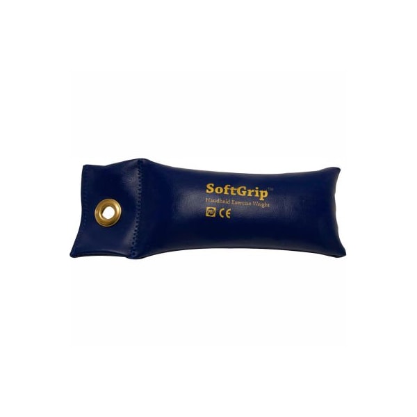 Fabrication Enterprises CanDo SoftGrip Hand Weight, 2.5 lb., Blue - 10-0354-1
