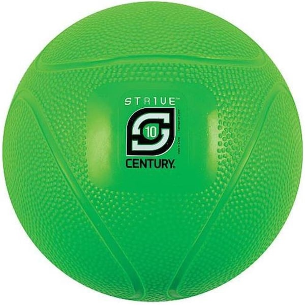 Century Century 24942P-500810 10 lbs Strive Medicine Ball - Green - 24942P-500810