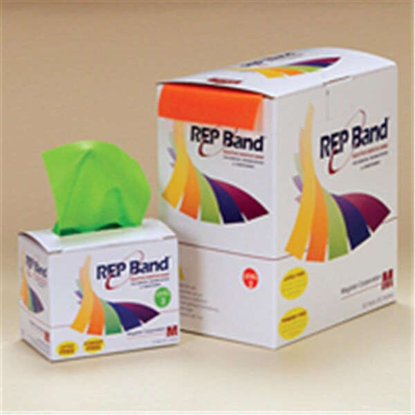 Ball Dynamics International Ball Dynamics REP Band Latex Free Exercise Bands - Orange - Light - BA39308