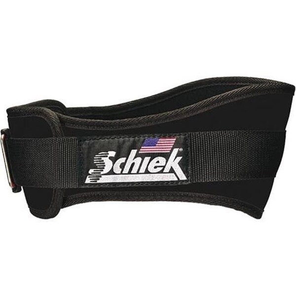 Schiek Sports Schiek Sport 2006-L 6 Inch Original Nylon Belt  Black  Large - 2006-L