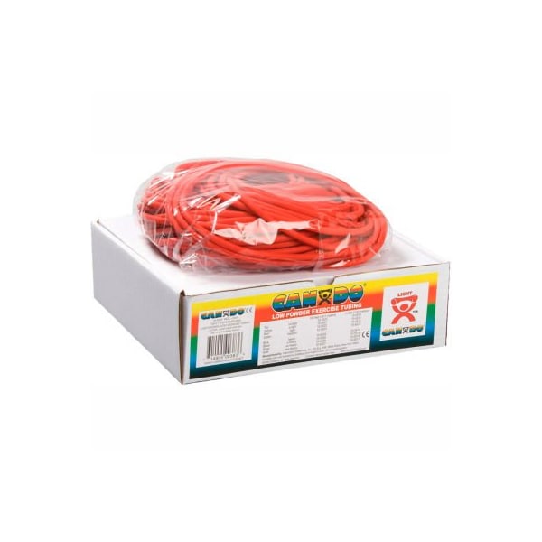 Fabrication Enterprises CanDo Low Powder Exercise Tubing, Red, 100' Roll/Box - 1323183