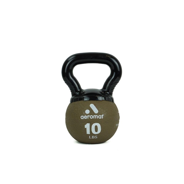 Agm Group 10 lbs 2021 Aeromat Elite Mini Kettlebell Medicine Ball, Blue - New Handle - 35826